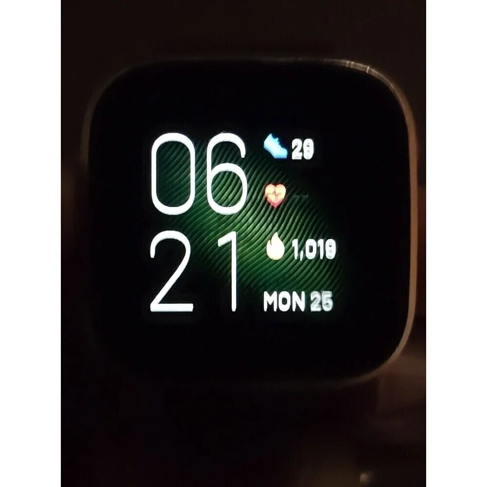 Fitbit Versa 2 Smartwatch Gray 40mm Alexa WR50M Always On Display No Charger